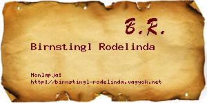 Birnstingl Rodelinda névjegykártya